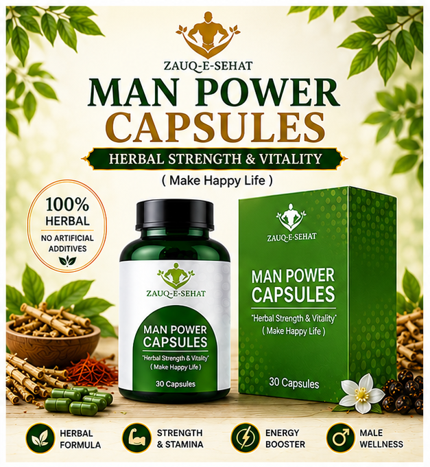 Man Power Capsules – Herbal Strength & Vitality